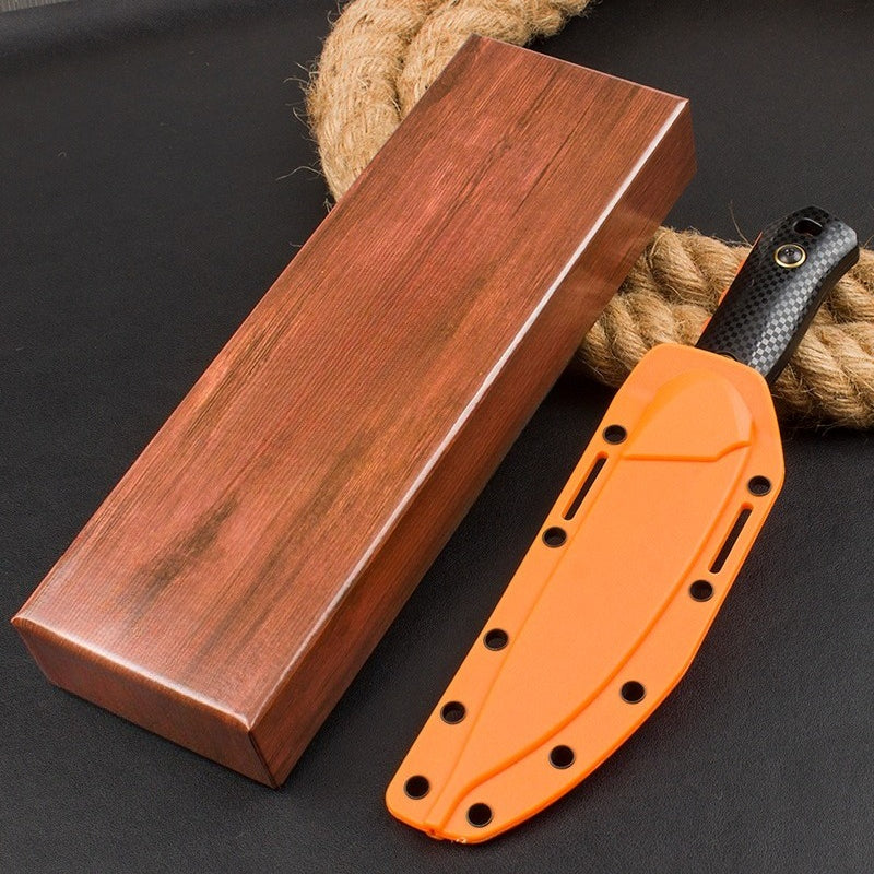 BM15600 Black Nylon Fiberglass Handle D2 Steel Orange Outdoor EDC Tool