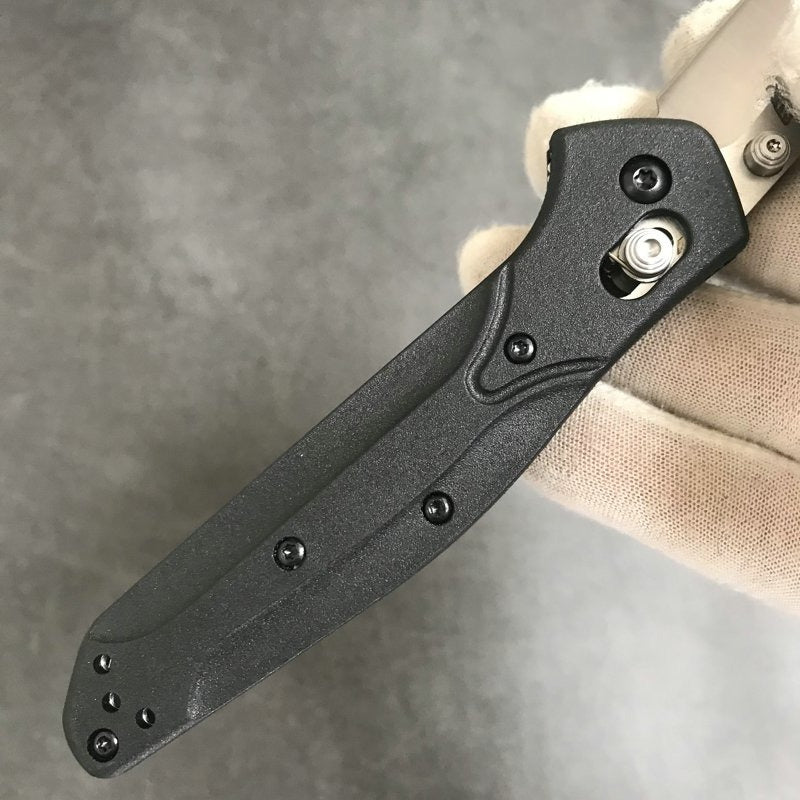 BM940 Black Fiberglass Handle Outdoor Folding Tool