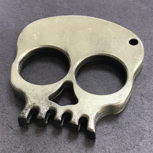 Two-Finger Skull Portable Outdoor EDC Decoration Tool
