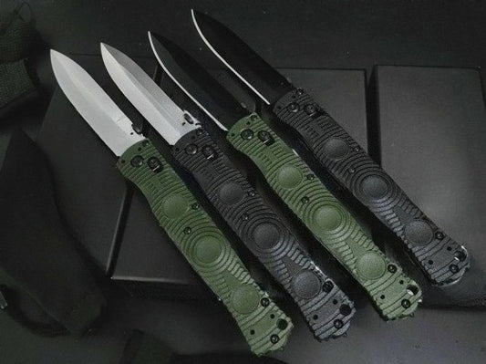 BM391 D2 Steel Nylon Fiberglass Plastic Handle Folding Outdoor Tool