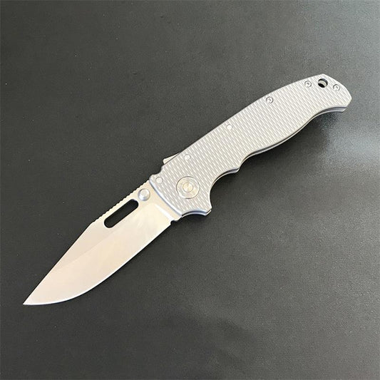Outdoor Titanium Alloy Folding Silver Pocket Tool