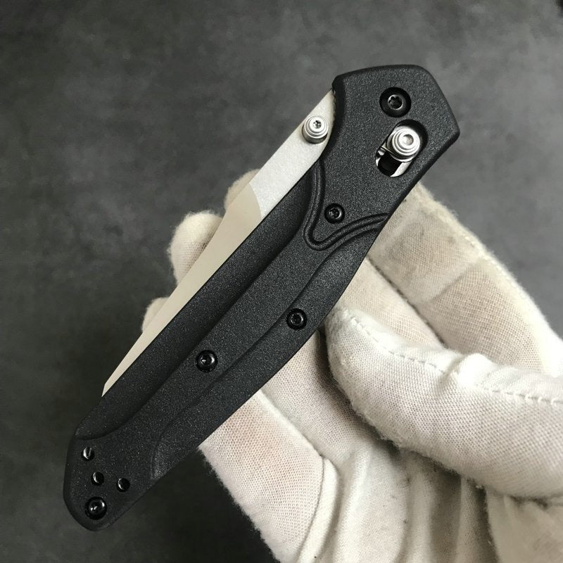 BM940 Black Fiberglass Handle Outdoor Folding Tool