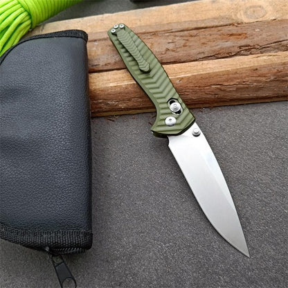 BM781 Green D2 Steel Folding Outdoor Tool