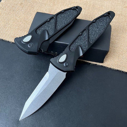 Damascus Steel-clad Aluminum Alloy Handle Outdoor Portable Tool