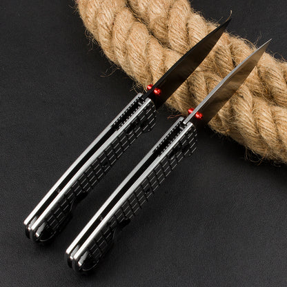 BM535 Bk-4 Checkered Aluminum Handle D2 Outdoor Folding Tool