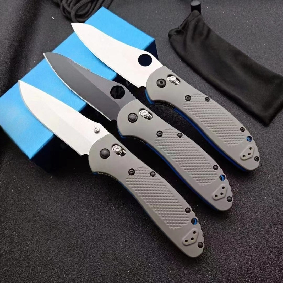 BM550 Nylon Fiberglass Handle D2 Outdoor Folding Tool