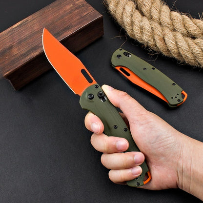BM15535 Green G10 Handle Outdoor Folding Tool