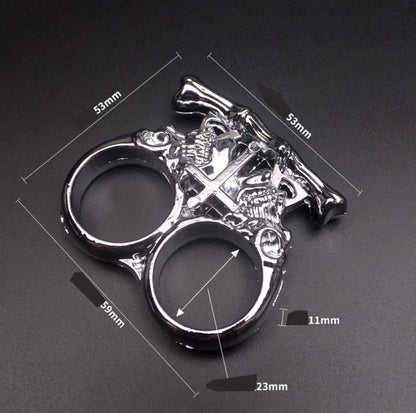 Zinc Alloy Back To Back Thinker Shape Outdoor Tool