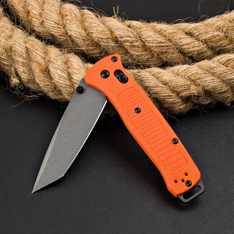 BM537GY Orange Fiberglass Handle Folding Outdoor Tool