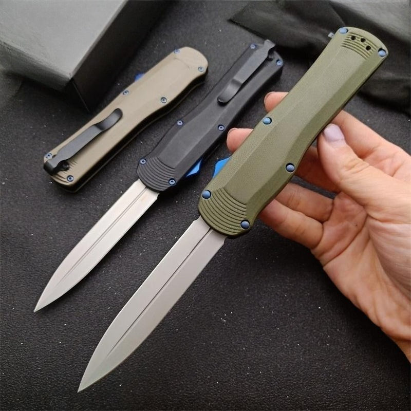 BM3400 G10 Composite Handle with Titanium Matte Finish for Outdoor Portable Tools