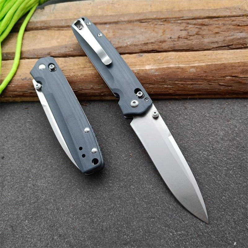 BM485 Blue G10 Handle Outdoor Folding Tool