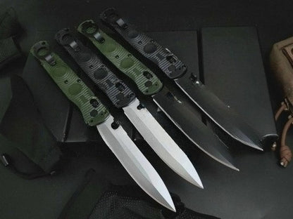 BM391 D2 Steel Nylon Fiberglass Plastic Handle Folding Outdoor Tool