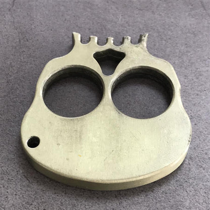 Two-Finger Skull Portable Outdoor EDC Decoration Tool