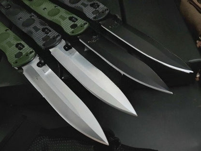 BM391 D2 Steel Nylon Fiberglass Plastic Handle Folding Outdoor Tool