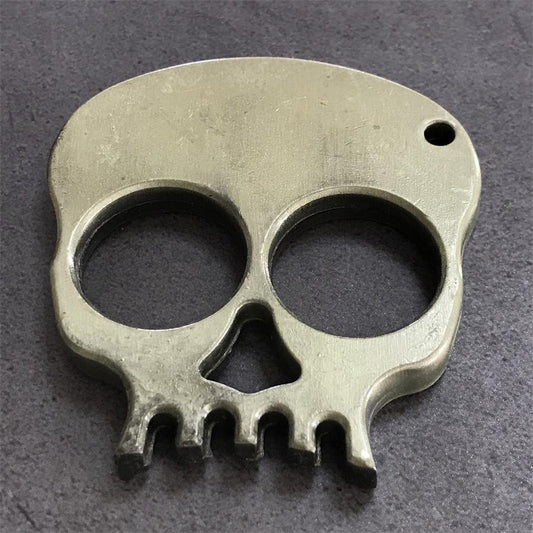 Two-Finger Skull Portable Outdoor EDC Decoration Tool