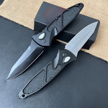 Damascus Steel-clad Aluminum Alloy Handle Outdoor Portable Tool