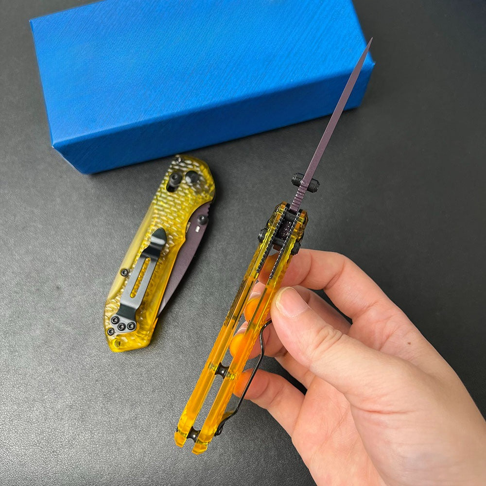 BM Mini 565PL-2501 Hammered Clear PEI Handle Outdoor Tool