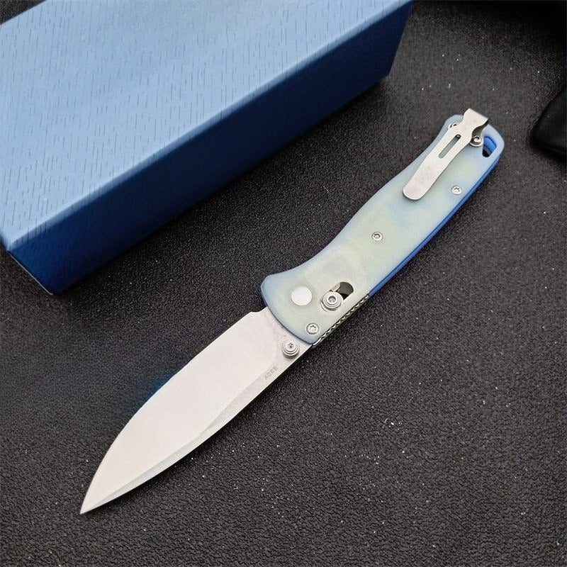 BM535 Gradient Blue G10 Handle S30v Outdoor Folding Tool