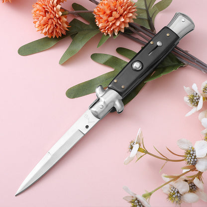 7Cr13Mov Resin Painted Wood Outdoor Folding Tools