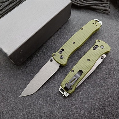 BM537GY Aluminum Alloy CPM-3v Surface Anti-scratch Coating Outdoor Folding Tool