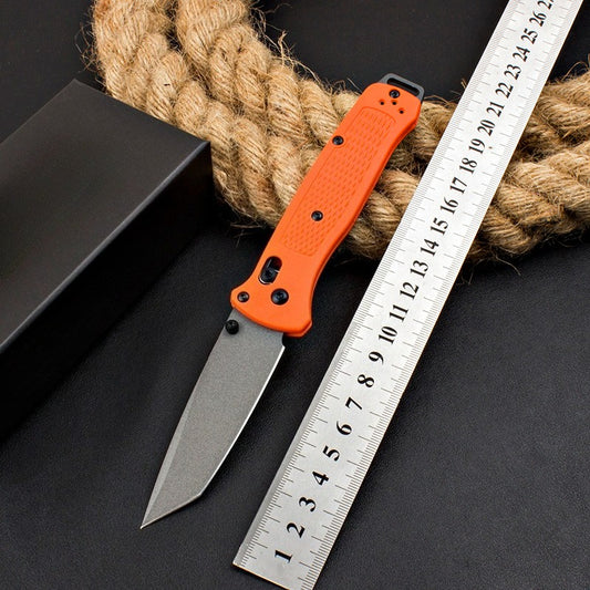 BM537GY Orange Fiberglass Handle Folding Outdoor Tool