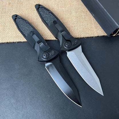 Damascus Steel-clad Aluminum Alloy Handle Outdoor Portable Tool