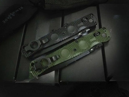 BM391 D2 Steel Nylon Fiberglass Plastic Handle Folding Outdoor Tool