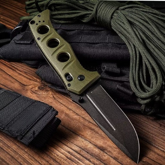 BM275SFE-2 G10 D2 Steel Titanium Coated Outdoor Folding Tool