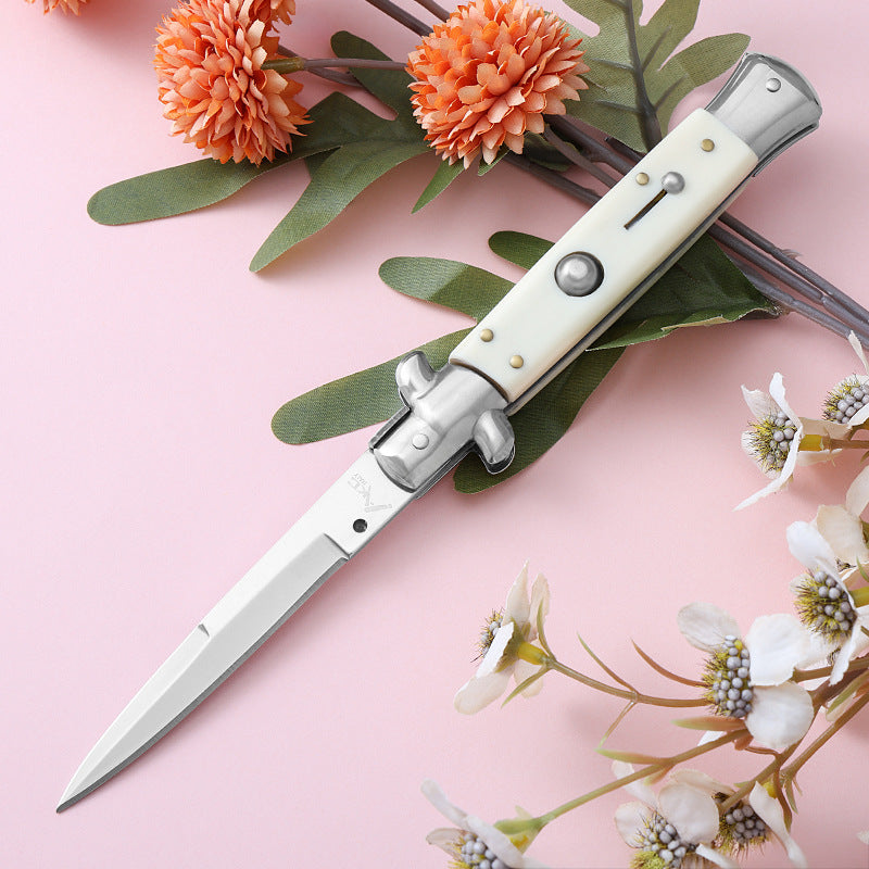 7Cr13Mov Resin Painted Wood Outdoor Folding Tools