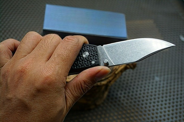 Black Fiberglass Reinforced Nylon Handle 420HC Outdoor Folding Tool