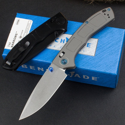 BM748 Titanium Alloy Handle M390 Outdoor Folding Tool