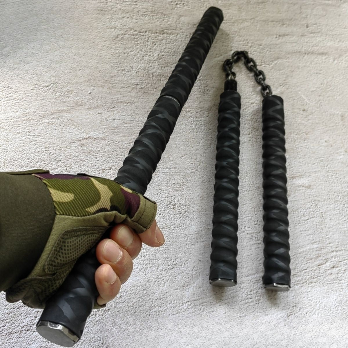 Two-in-one All-steel Connectable Multi-functional Outdoor Tool