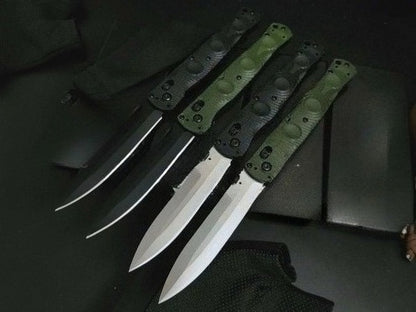 BM391 Nylon Fiberglass Plastic Handle D2 Steel Outdoor Folding Tool