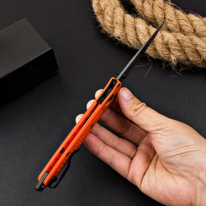 BM537GY Orange Fiberglass Handle Folding Outdoor Tool