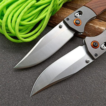 BM15080 G10 Handle and Sandalwood Handle Outdoor Folding Tool