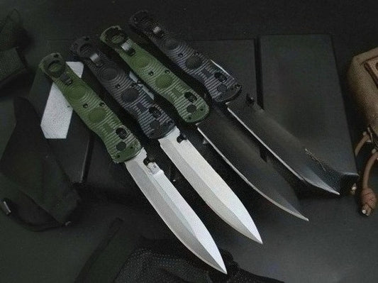 BM391 Nylon Fiberglass Plastic Handle D2 Steel Outdoor Folding Tool