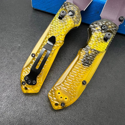 BM Mini 565PL-2501 Hammered Clear PEI Handle Outdoor Tool