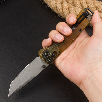 BM537 Transparent PEI Handle Outdoor Portable Folding Tool