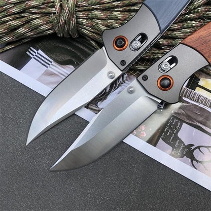 BM15080 G10 Handle and Sandalwood Handle Outdoor Folding Tool