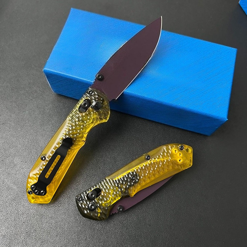 BM Mini 565PL-2501 Hammered Clear PEI Handle Outdoor Tool