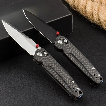 BM485 Carbon Fiber Handle D2 Outdoor Folding Tool