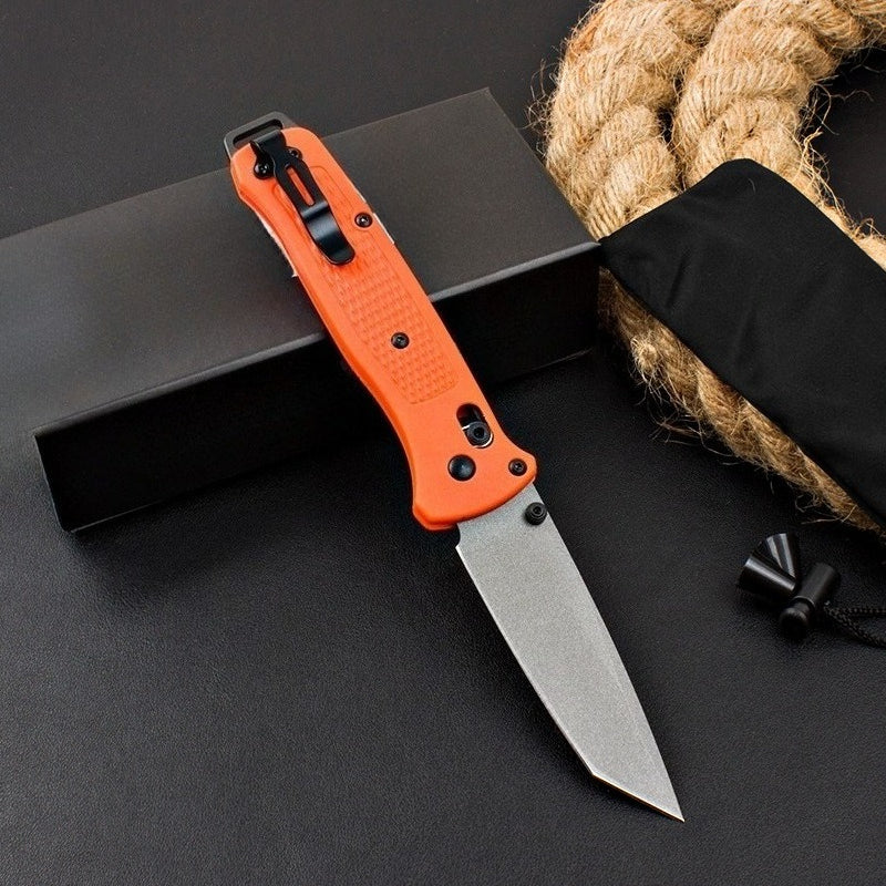 BM537GY Orange Fiberglass Handle Folding Outdoor Tool