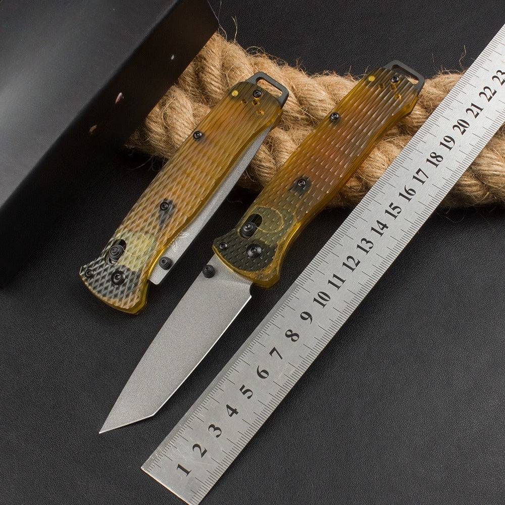 BM537 Transparent PEI Handle Outdoor Portable Folding Tool