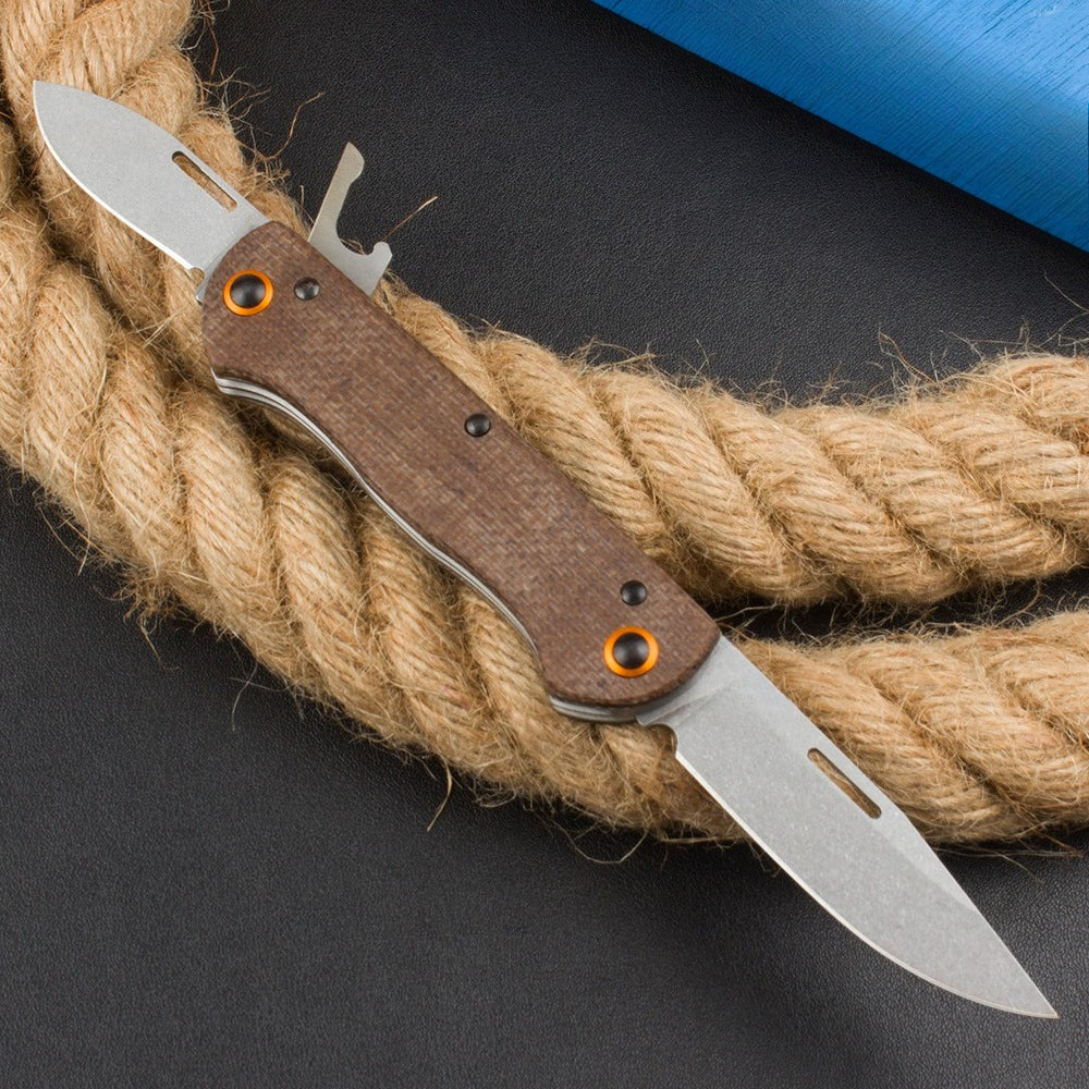 BM317 Portable Brown Linen Multifunctional Outdoor Tool