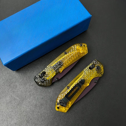 BM Mini 565PL-2501 Hammered Clear PEI Handle Outdoor Tool