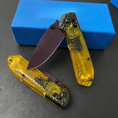 BM Mini 565PL-2501 Hammered Clear PEI Handle Outdoor Tool