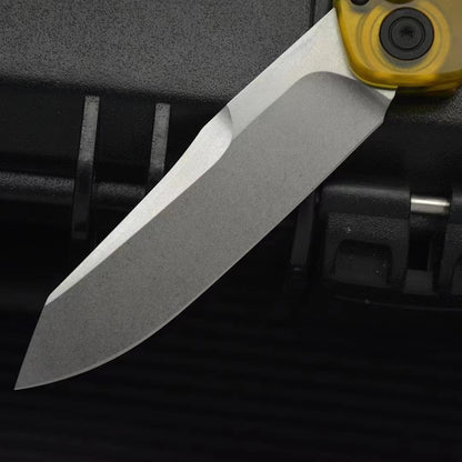 BM9400 PEA Transparent Handle D2 Steel Outdoor Portable Tool