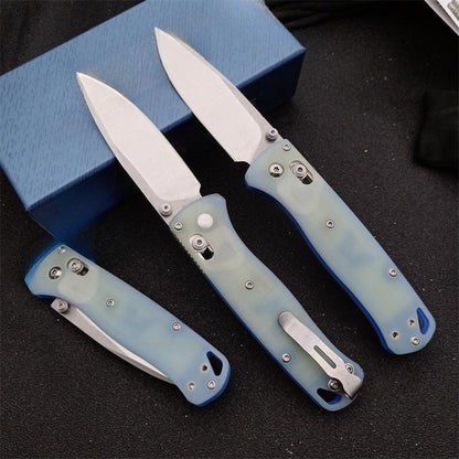 BM535 Gradient Blue G10 Handle S30v Outdoor Folding Tool
