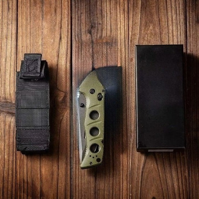 BM275SFE-2 G10 D2 Steel Titanium Coated Outdoor Folding Tool