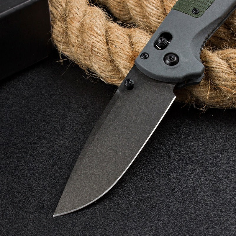 BM430BK Nylon Fiberglass Handle CPM-D2 Steel Outdoor Folding Tool